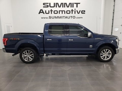 2015 FORD F150 KING RANCH CREW SHORT BLUE JEANS LOADED UP 4K WALKAROUND 23J273A SOLD!