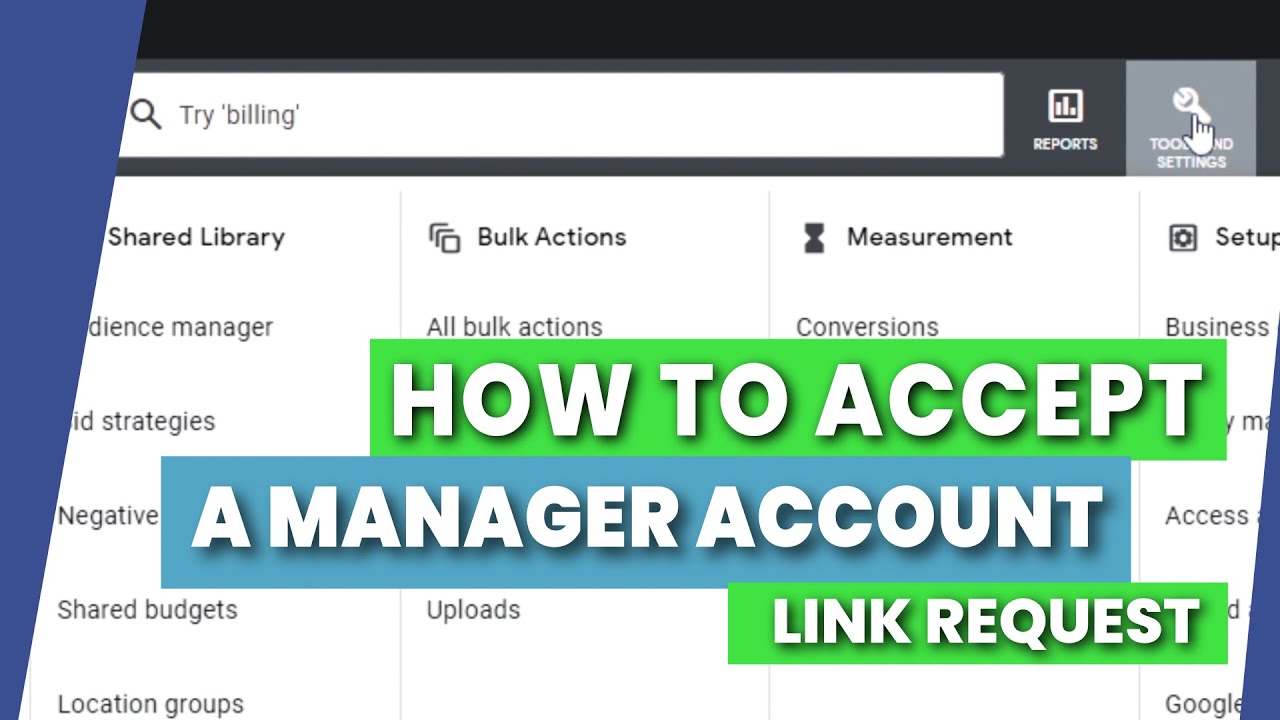 Google Screened Tutorial: How to Accept a Manager Account Link Request