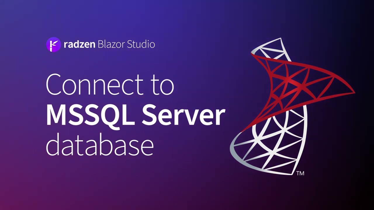 Connect a Blazor app to a MS SQL Server database + CRUD