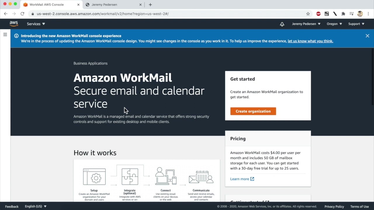 Running my own email service with AWS WorkMail