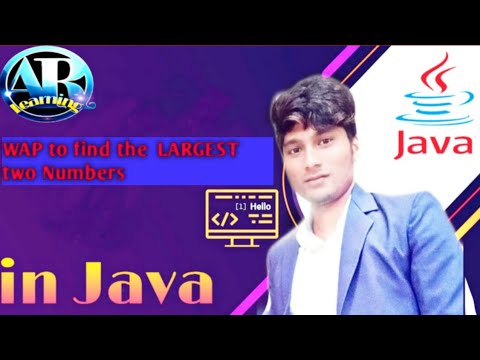 Java program | Find the two Largest number  in java| part(6 in hindi )| #Arlearning_by_Aaditey_Raaz
