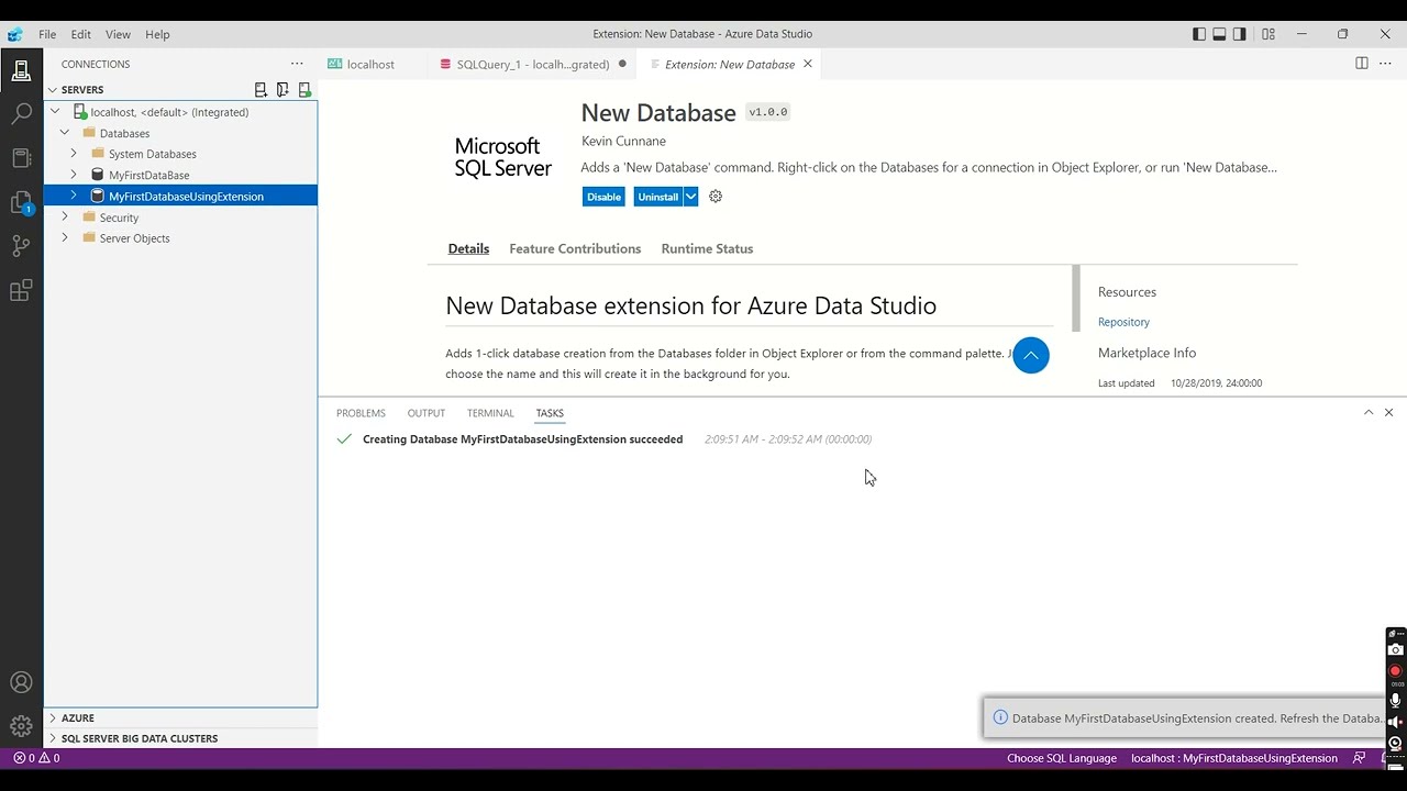 How To Download & Install (.VSIX) Extension in Azure Data Studio