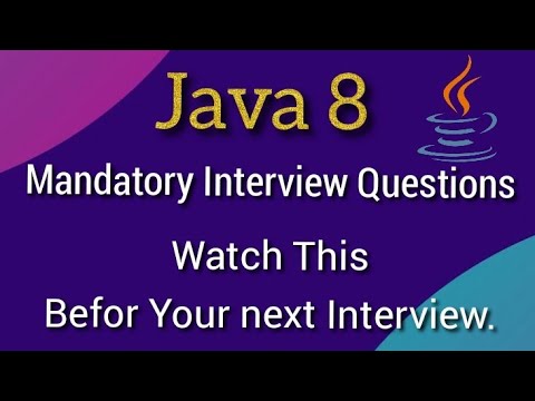 java 8 Interview Questions | Theoretical