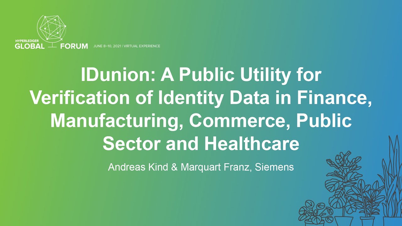 IDunion: A Public Utility for Verification of Identity Data in Finance… – A. Kind & M. Franz