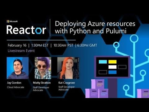 Deploying Azure resources with Python and Pulumi