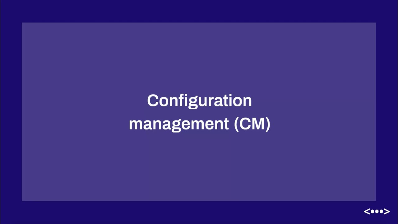 Configuration management (CM) – Cyberiom