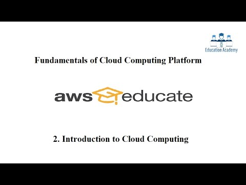 AWS Cloud practitioner course 2. Introduction to Cloud Computing