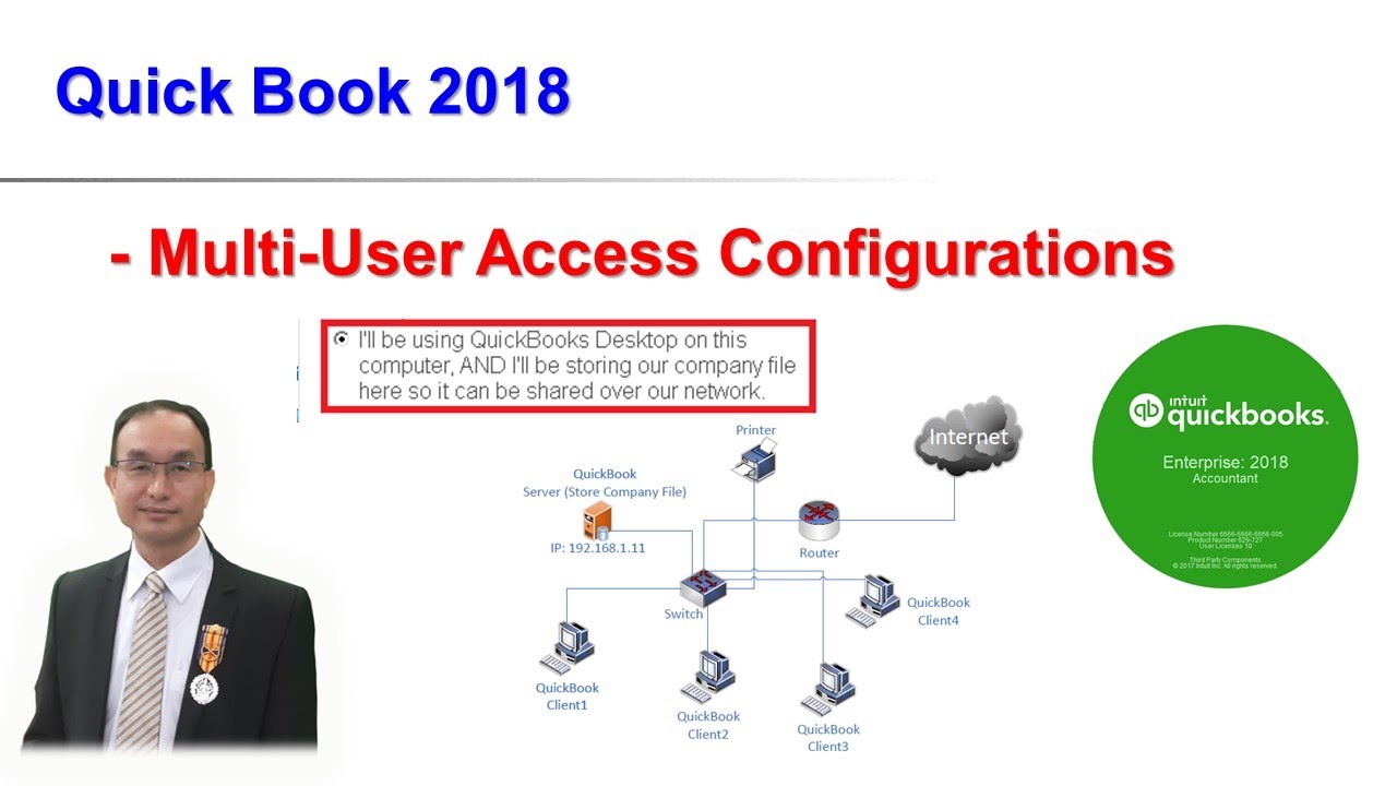 How to configure Quick Book for Supporting Multi-User Access