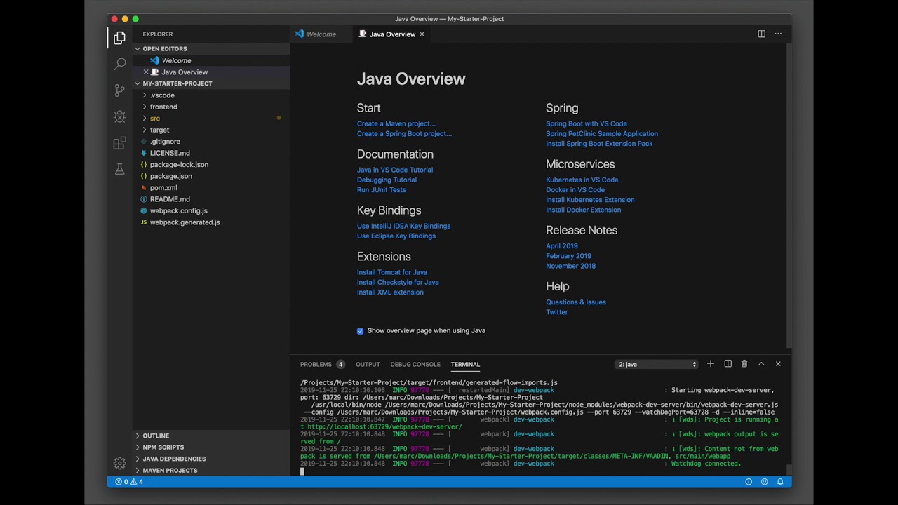 How to import and debug a Spring Boot Java Maven project in VS Code