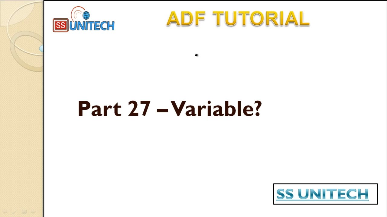 Variables in Azure Data Factory | ADF tutorial part 25