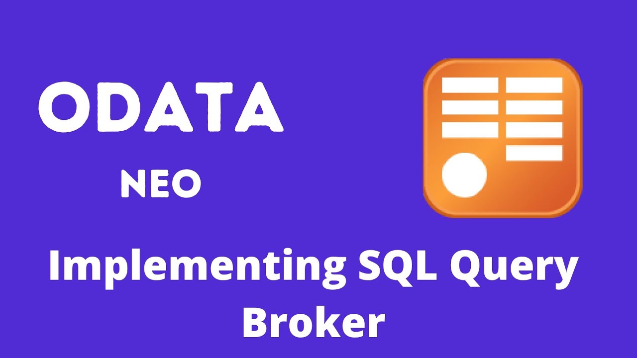 OXT067: Implementing SQL Query Broker