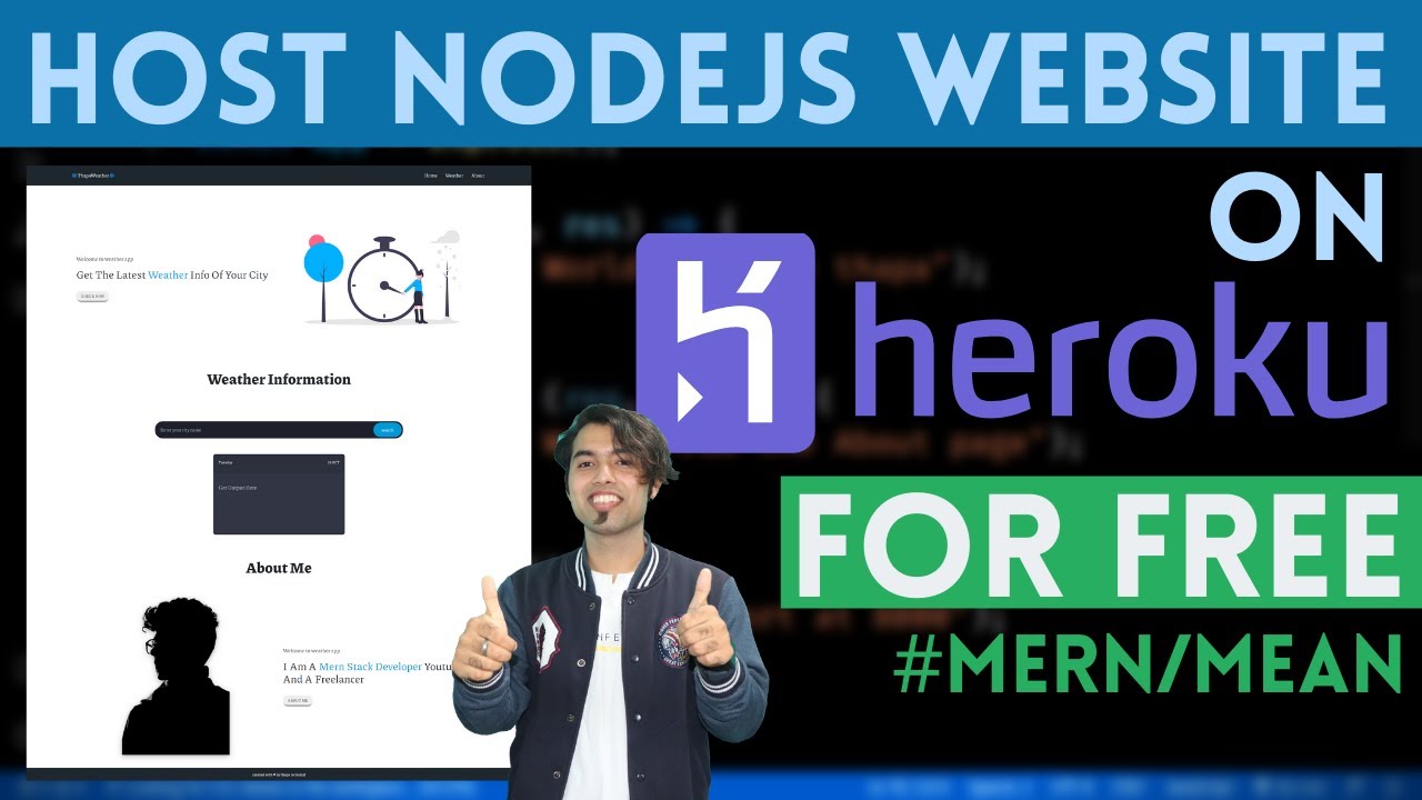 😍Host Websites For Free on HEROKU | Deploy Node Express App on Heroku in Hindi in 2020