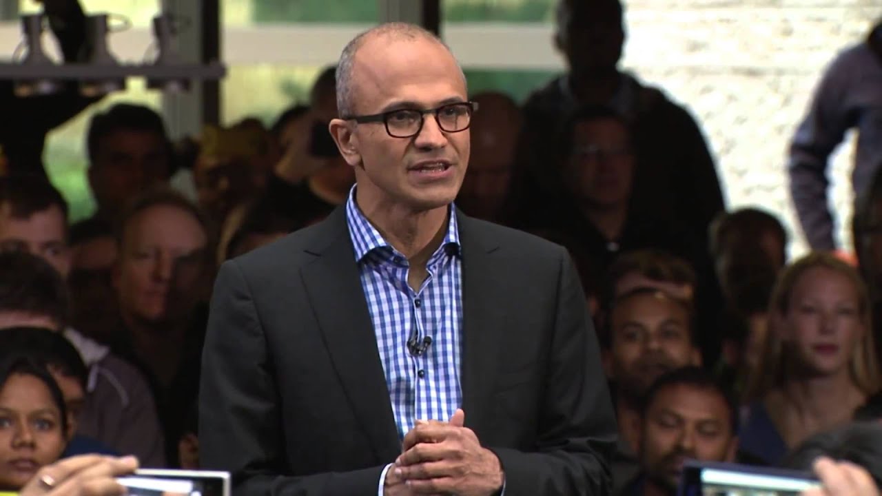 Satya Nadella addresses Microsoft employees