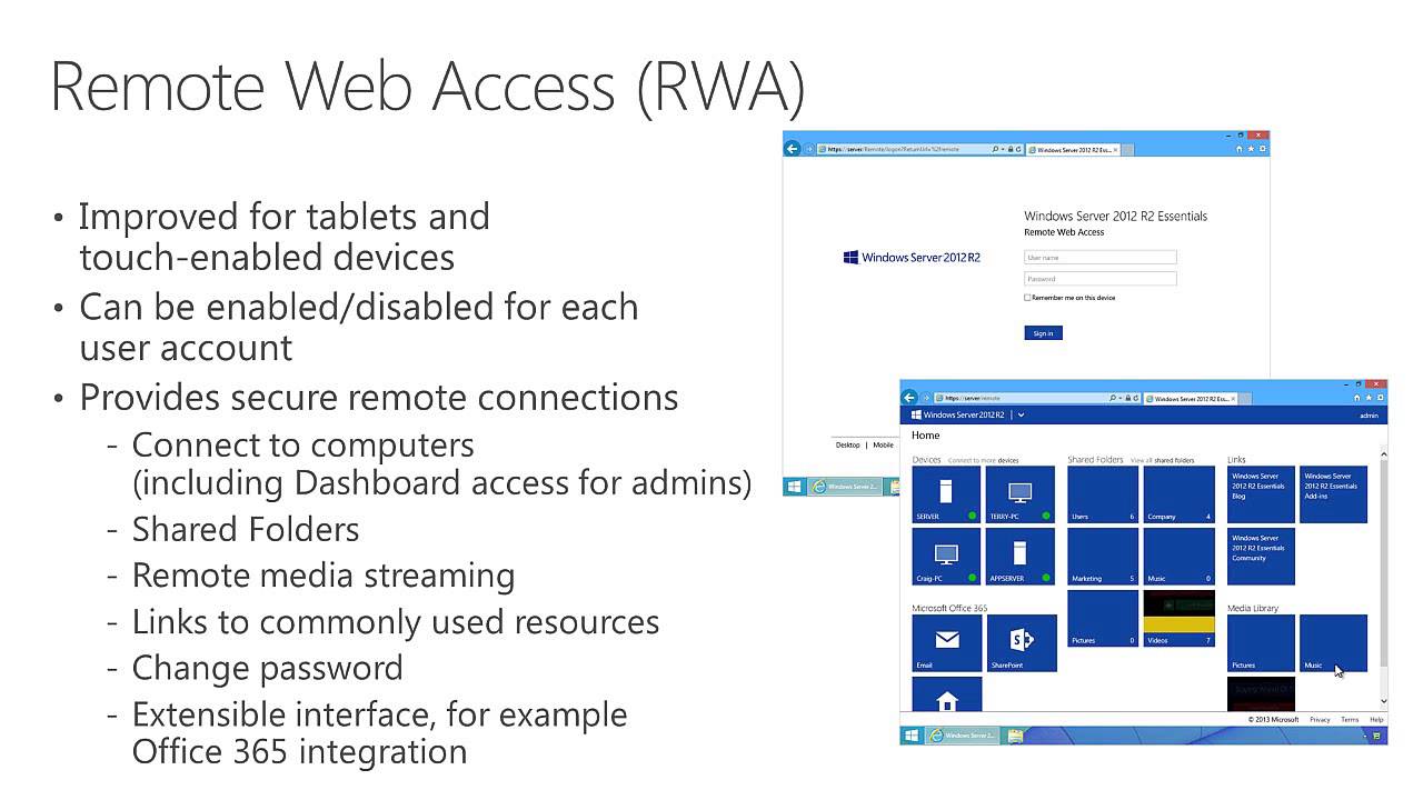 Windows Server 2012 R2, User Experience, Module 7