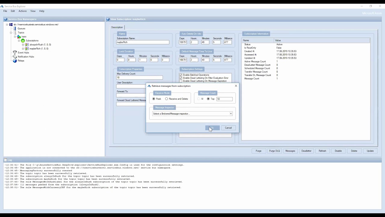 Azure Service Bus – PubSub Part 2