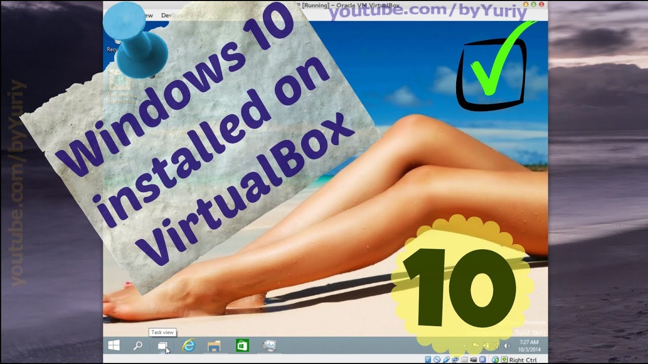 How to install Windows 10 on Oracle VirtualBox (RAM usage)