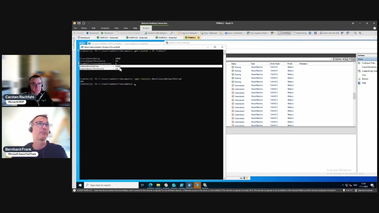 17 Azure Stack HCI Stretched Cluster Series – Resilience Testing – Desaster & Closing